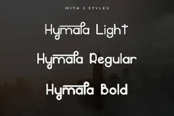 Hymala Sans Serif font