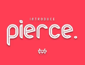 Pierce Typeface font