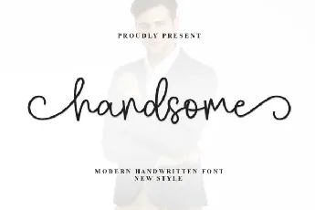 Handsome Script Typeface font