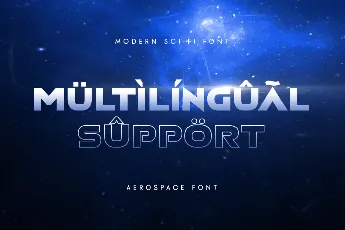 Aerospace font