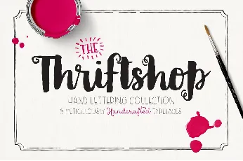 Thriftshop Free font