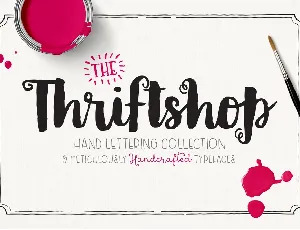 Thriftshop Free font