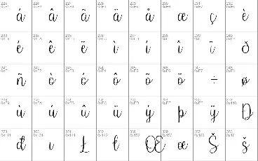 Baby Names font