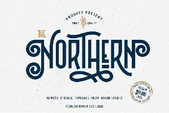 Northern Display font