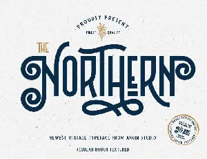 Northern Display font