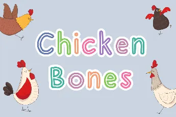 Chicken Bones font