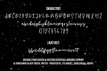 Starstuff Demo Beck McCormick font