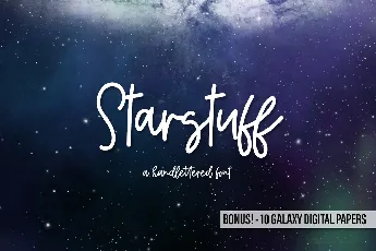 Starstuff Demo Beck McCormick font