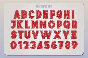 Texture font