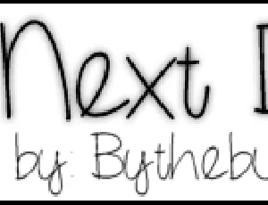 Girl Next Door font