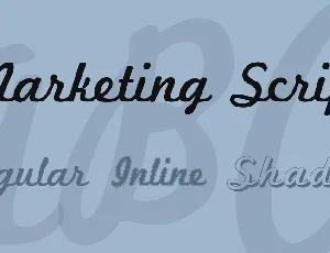 Marketing Script font