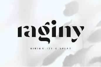 Raginy Typeface font