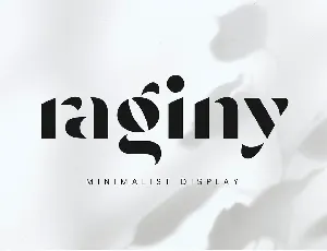 Raginy Typeface font