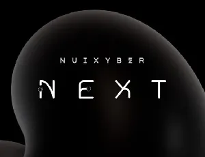 Nuixyber Next font