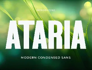 Ataria font