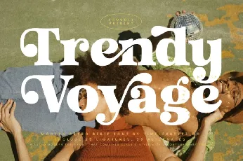 Trendy Voyage Serif font