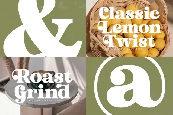 Trendy Voyage Serif font