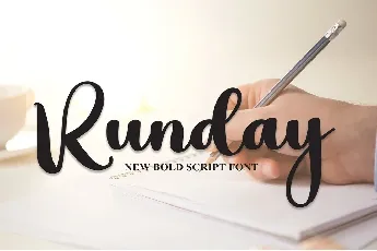 Runday font