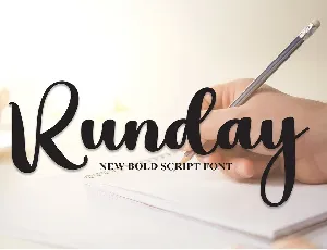 Runday font