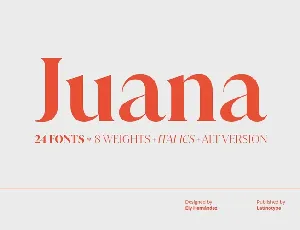 Juana Family font