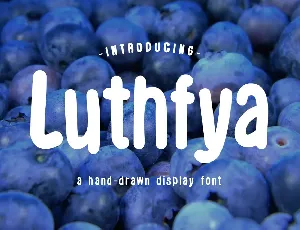 Luthfya font
