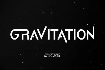 Gravitation Demo font