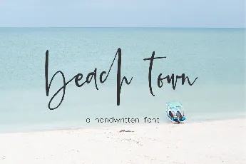 Beach Town Demo Beck McCormick font