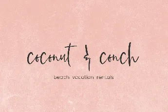 Beach Town Demo Beck McCormick font