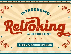 Retroking font