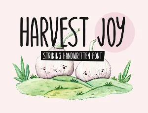 Harvest Joy font