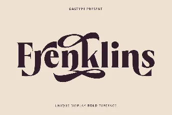 Frenklins font