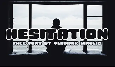 Hesitation font