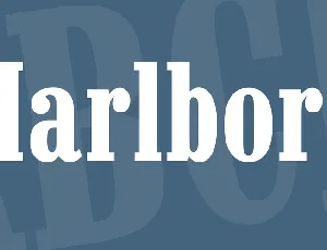 Marlboro font