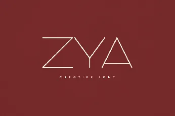 Zya font