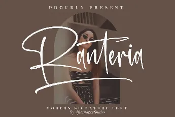 Ranteria font