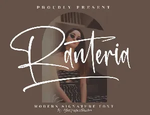 Ranteria font