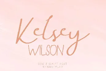 Kelsey Wilson Duo font