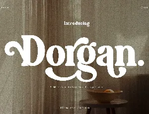 Dorgan font