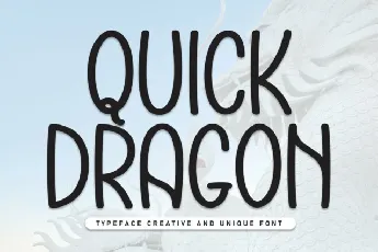 Quick Dragon Display font