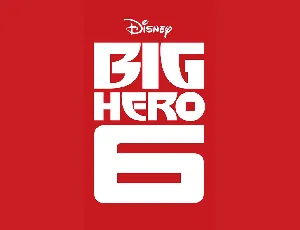 BIG HERO 6 FONT font