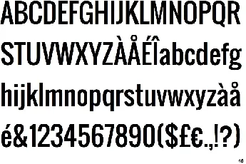 Oswald font