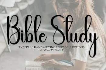 Bible Study Script font