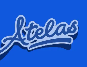 Atelas Personal Use Only font