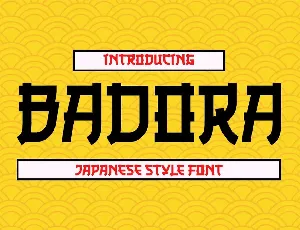 BADORA font