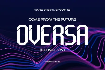 Oversa font