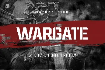 Wargate font