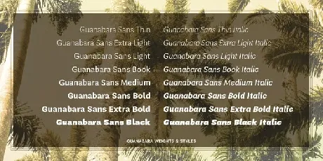 Guanabara Sans Family font