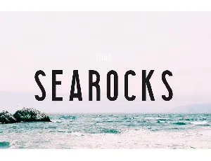 Searocks font