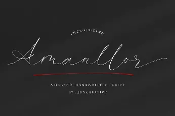 Amanllor font