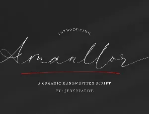 Amanllor font